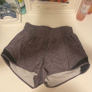 Lululemon size 2 4” inch inseam grey shorts